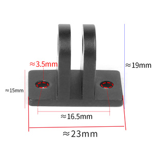<span class=keywords><strong>Support</strong></span> de guidon de vélo pour caméra d'action, adaptateur de montage pour chronomètre Garmin, <span class=keywords><strong>support</strong></span> de base fixe pour <span class=keywords><strong>GoPro</strong></span> 13 - Product Image 4