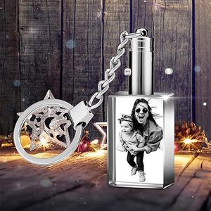 25mm Personalized Paris Crystal Alloy Key Chain Key Chains That Light Key Chain Best Seller