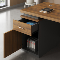 Meubles de bureau modernes et populaires de petite taille, table pour le personnel de 1,2 mètre, bureau d'ordinateur, poste de travail pour 1 personne, bureaux en bois