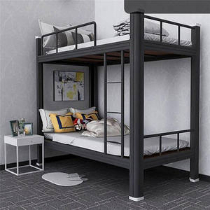 Cama Doble Tipo Bunk, de Metal, con Recubrimiento de Polvo Ecológico, para <span class=keywords><strong>Dormitorio</strong></span>, Hotel, Escuela o Apartamento - Product Image 6