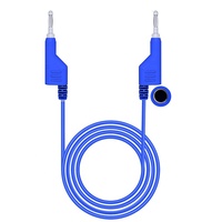 Fiche banane 1m 4mm 18AWG Fil silicone pour multimètre Câble de test DCC