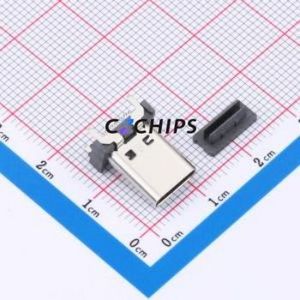 HC-TYPE-C-24P-LT038B USB Connector SMD Connector ( Connector Type: Type-C )( Gender: Female )( Mounting Type: Vertical Mount ) - Product Image 1