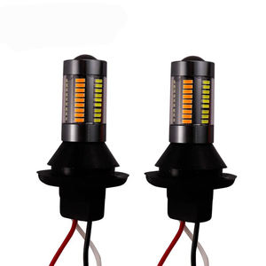 LED de doble Color BAU15S 4014 66 SMD <span class=keywords><strong>PY21W</strong></span> <span class=keywords><strong>7507</strong></span> T20 7440 50W, resistencia, luz de intermitente DRL sin Error - Product Image 1