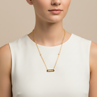 Parure de bijoux Xinyashang en acier inoxydable 316 avec chaîne tennis, collier, bracelet jonc, boucles d'oreilles et bague, ornée de zircone cubique