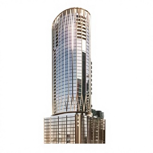 Panel de Muro Cortina de Vidrio Contemporáneo con Superficie de Espejo, Revestimiento Exterior de Edificios Anticorrosión - Product Image 1