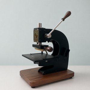 Small Desktop Manual Bronzing Machine With Special Pencil Jig For Stationery Pencil Logo Marking - Product Image 1