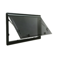 Vente directe usine – Moustiquaire pare-soleil pour fenêtre de camping-car à cadre étroit en aluminium et acrylique, installation 25-50 mm pour camping-car