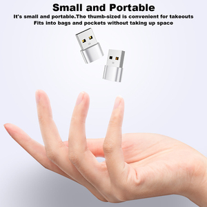 Adaptador de Carga USB C para <span class=keywords><strong>iPhone</strong></span>, Adaptador de Tipo C Hembra a USB Macho, Convertidor de Cargador de Coche para Discos Duros, Teléfonos, Extensor USB - Product Image 5