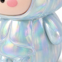 Porte-clés mignon en acrylique motif ours de dessin animé, impression UV sur plastique, breloque de sac en corde tressée, cadeau tendance