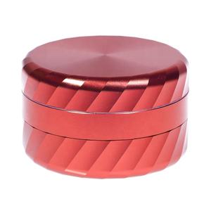 במפעל חם מכירה 55 מ "מ 63 מ" מ אלומיניום טבק מטחנת 3 חלקים לוגו מותאם אישית מגרגר מגנט חזק עישון אביזר - Product Image 3