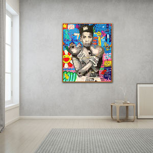 Quadro su Tela Dipinto a Mano 100% Stile <span class=keywords><strong>Banksy</strong></span>, Arte Moderna, Pittura a Olio su Tela, Decorazione Casa Vendita Calda - Product Image 2