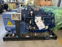 Groupe électrogène diesel SCDC90JW 90 kW à démarrage électrique, alimenté par un moteur marin SCDC WP6CD132E201, fournisseur de générateurs marins pour bateaux et navires de transport de marchandises