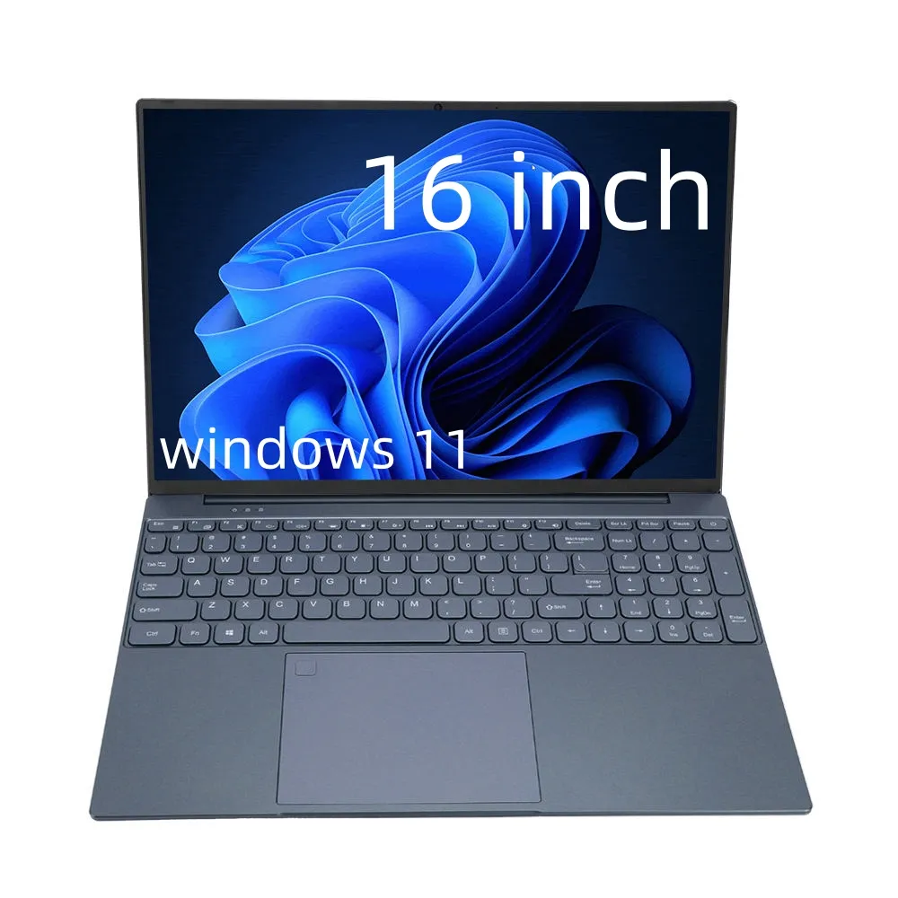 2024 16 Inch Máy Tính Xách Tay Nhà Cung Cấp Vân Tay 2K 1920*1200 Độ Phân Giải N95 8GB RAM 256GB M.2 SSD Ordinateurteur Xách Tay Máy Tính Xách Tay