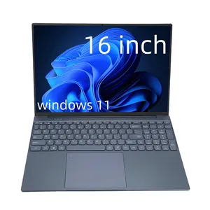 2024 16 Inch Laptop Supplier Fingerprint 2K 1920*1200 Resolution N95 8GB RAM 256GB M.2 SSD Ordinateurteur Portable Laptop