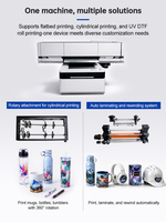 Impresora UV Plana 6090 de 3 Cabezales para Impresión de Etiquetas 3D en TPU, para Parches de Logotipos en Camisetas de TPU 3D