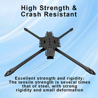 Châssis de drone en fibre de carbone de 15 pouces, plateforme durable et stable pour drones de course, noir, 1960 g, empattement de 735 mm, longueur de 520 mm