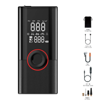 Gonfleur de pneus de voiture portable, moniteur de pression des pneus, affichage numérique, alimentation sans fil, démarrage d'urgence, matériau ABS, 14,8 V