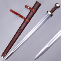 Épées et couteaux de Longquan, épées vikings anciennes, épées médiévales et de la Renaissance, fourreaux en cuir pour épées, collection de cadeaux pour hommes, décoration