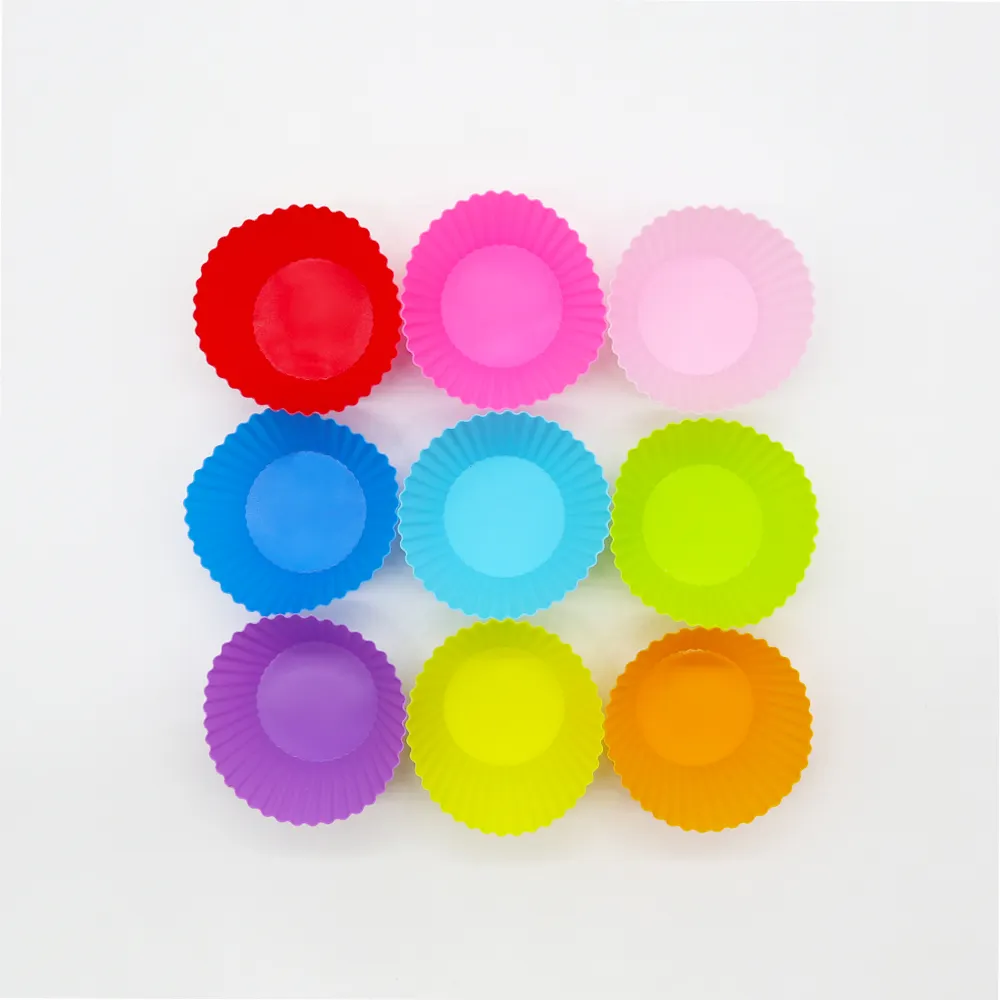 Melikey Mini Greaseproof Candy Hoesjes Lade Houders Siliconen Bakvorm Cup Cake Liner Wikkel Cupcake Liners