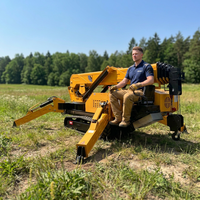 Mini-grue araignée compacte 5T à flèche télescopique pour la construction européenne