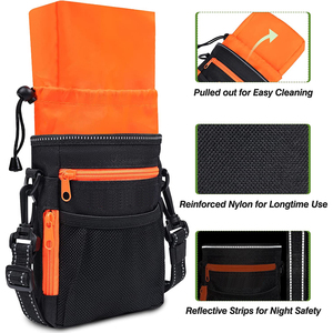 Pochette d'entraînement pour friandises pour chiens Nibao, grand sac de friandises pour animaux de compagnie, porte-friandises multi-usages et portable avec distributeur de sacs à crottes - Product Image 2