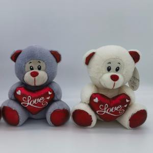 Peluche di peluche di San Valentino con <span class=keywords><strong>cuore</strong></span> rosso alla moda simpatici <span class=keywords><strong>giocattoli</strong></span> di peluche di peluche - Product Image 1