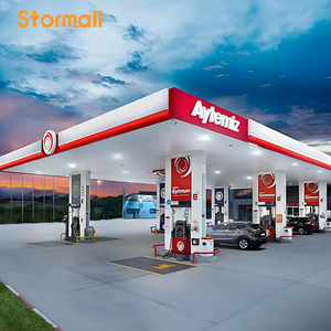 Diseño Personalizado para Gasolineras, Cubierta Estructural para Estaciones de Servicio con Característica Impermeable, Módulo LED de Vinilo PMMA - Product Image 2