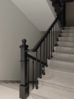 Balustres d'escalier au design moderne en alliage d'aluminium, montants et balustres pour balcon, résistants à la rouille, service de modélisation 3D, installation DIY