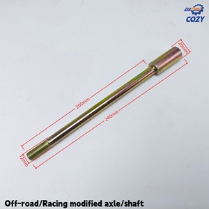 Personnalisation d'usine, arbre d'essieu de roue avant, moyeu, arbre d'essieu de roue arrière tout-terrain, pièces et accessoires de modification de moto de course - Product Image 1