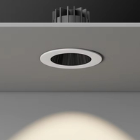Offre Spéciale quatre températures de couleur 5W 7W intérieur encastré 55mm trou luminaire Anti-éblouissement Tube lumière