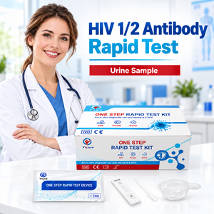 Prueba de Orina para VIH, CE ISO 13485, Prueba Rápida de Anticuerpos contra el VIH <span class=keywords><strong>1</strong></span>/2, Autoprueba Casera, No Invasiva, Precisa, Rápida y Sensible, 15-20 Minutos - Product Image 4