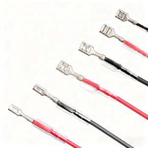 Hoge kwaliteit 2.8/4.8/6.3MM plug veerklem vrouwelijke geïsoleerde spade connector met kabelboom kabelassemblage - Product Image 1