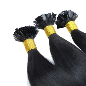 Can Use Three Years Wholesale Cheap Human Hair Extension Flat Tip Italy Keratin Hair Extensions Flat Tip Hair Extensions On Sale