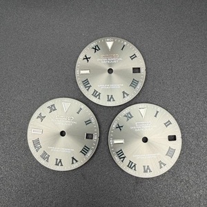Piezas de Reloj, Esfera Gris de 28.5mm, Índices Romanos, Accesorios Modificados, Compatible con Movimiento Japonés NH35/36 - Product Image 1