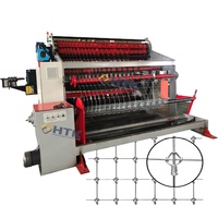 Nœud fixe galvanisé à chaud entièrement automatique à grande vitesse en usine/Machine de production de clôtures pour moutons cerfs