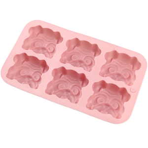 Moule en silicone 6 cavités en forme de Pékinois mignon pour gâteaux, savons, bonbons, bougies, résine et créations DIY - Product Image 6