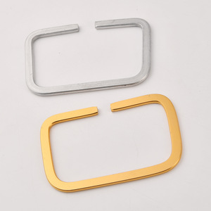 Poignée trapézoïdale en aluminium pour sacs, sacs à dos, bagages, argent, or, robuste, quincaillerie personnalisée disponible - Product Image 3
