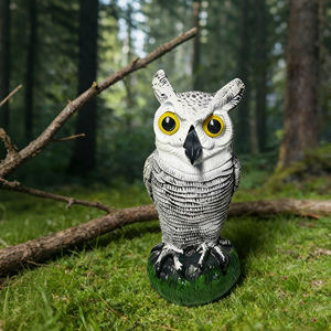 Hibou en plastique à cornes écologique pour extérieur, idéal pour la chasse et la décoration – Vente en gros - Product Image 2