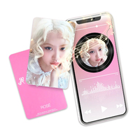 Özel NFC Müzik Fotoğraf Kartı, Ses Akışı ve Hediye İçin Gömülü Çipli Akıllı Kart, Dokunarak Oynatma