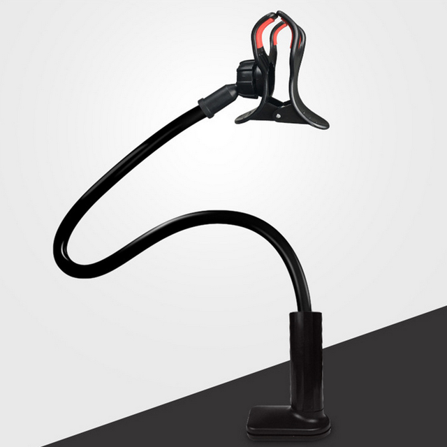 Adjustable Flexible Long Arm Mobile Phone Holder Bed Gooseneck Mount Tablet Holder Flexible Desk Lazy Neck Phone Holder