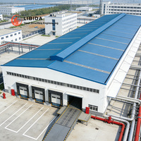 Hangar préfabriqué en acier, grande structure en acier préfabriquée, entrepôt