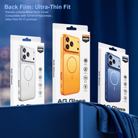 Casing Bumper Bingkai Logam Dengan Pelindung Belakang untuk iPhone 17 Pro Max 16 15 14 13 Pro Max Kemasan Individual