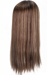 <span class=keywords><strong>Pelucas</strong></span> Médicas de Cabello Virgen Personalizadas, Completamente Hechas a Mano, Sin Pegamento, <span class=keywords><strong>con</strong></span> Frente de Encaje Transparente HD y Base de Seda, <span class=keywords><strong>para</strong></span> <span class=keywords><strong>Mujeres</strong></span> <span class=keywords><strong>con</strong></span> <span class=keywords><strong>Alopecia</strong></span> - Product Image 3