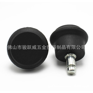 Furniture Casters Rigid 50mm Black Reinforced With <b>Spring</b> <b>Clips</b> For Office Chair - Product Image 4