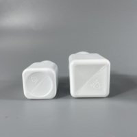 Bouteilles en plastique HDPE 100cc 120cc 150cc Forme carrée Bouteille de pilules en capsule pour médicaments
