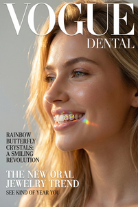 High Quality Crystal Teeth Jewelry Teeth Gem - 6 Pieces Butterfly Shape SWARO Gems Used for Decorations - Product Image 4