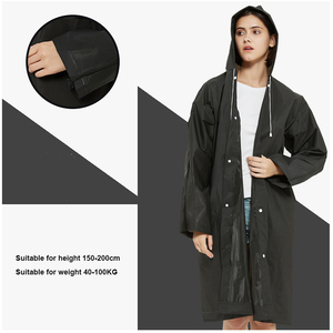 Impermeable Personalizado de EVA, Chaqueta Impermeable Ligera para Hombres, Mujeres y Niños - Product Image 2