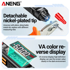 เครื่องวัดมัลติมิเตอร์แบบดิจิตอล ANENG A3009 6000 ค่า พร้อมเสียงพูดอัจฉริยะ และระบบตรวจจับแรงดันไฟฟ้าแบบไม่สัมผัส - Product Image 5