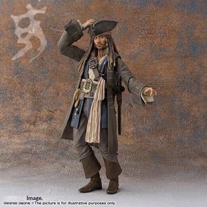 Figurine d'action en PVC Captain Jack Sparrow <span class=keywords><strong>Johnny</strong></span> <span class=keywords><strong>Depp</strong></span> de la série Pirates des Caraïbes : Le Faucon de la Reine (Domestic an 5 Dead Man's Bounty) - Product Image 4