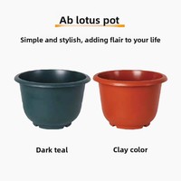 Pots de fleurs en plastique de grande taille pour culture hydroponique de lotus, design minimaliste nordique, pour cours et bassins, fabriqués en Chine